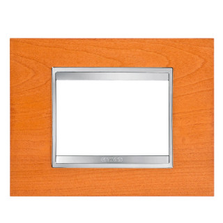 Placa Gewiss Chorus LUX 3P color cereza GW16203LC