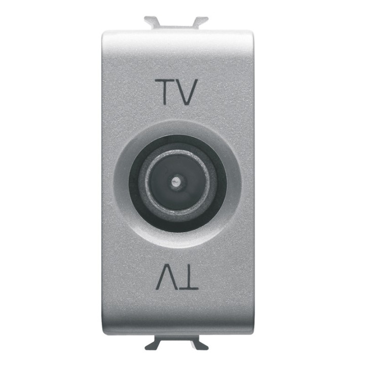 GEWISS CHORUS TITANIUM DIRECT TV SOCKET GW14361