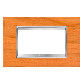 Gewiss Chorus plate LUX 4P cherry GW16204LC