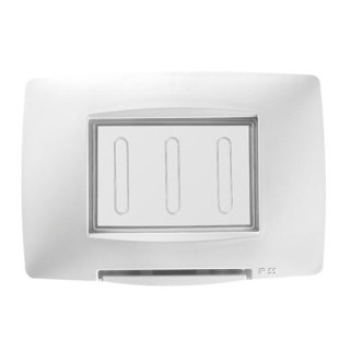 Placca stagna Gewiss Chorus ip55 bianca GW16703TB