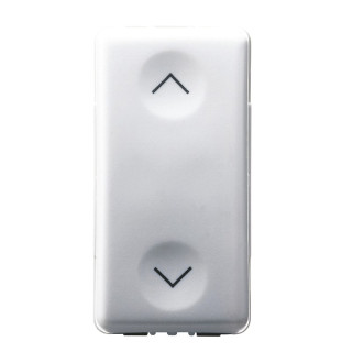Gewiss System double button interlocked white GW20521