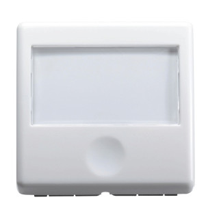 Bouton Gewiss system porte-nom lumineux 2 modules GW20591