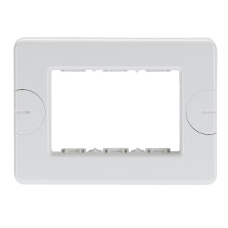 Gewiss System White self-supporting plate 3 modules GW24003