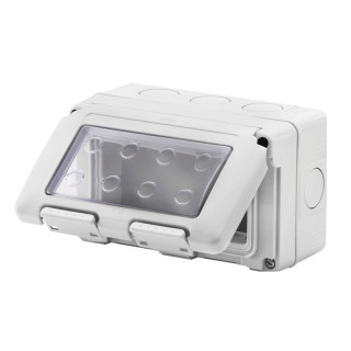 Gewiss boîtier pour appareils System horizontal étanche 4 places IP55