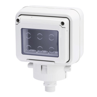 GEWISS CONTENITORE PER APPARECCHI SYSTEM STAGNO 3 POSTI FISSAGGIO TESTA PALO IP55