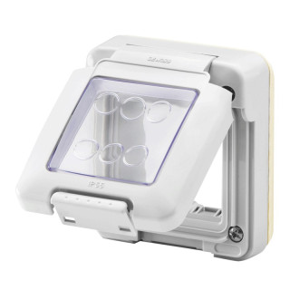 GEWISS COMBI IN CALOTTA STAGNA 2 POSTI SYSTEM IP55