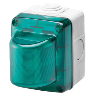 Caja de señalización Lámpara verde Gewiss E14 GW27416