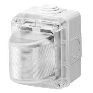 Cassetta di segnalazione Gewiss colore trasparente lampada E14 GW27418