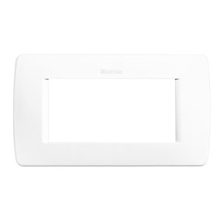 Bticino Luna plate 4 modules white C4804BN