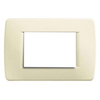 Bticino Luna Plate 3 Modules ivory C4803av