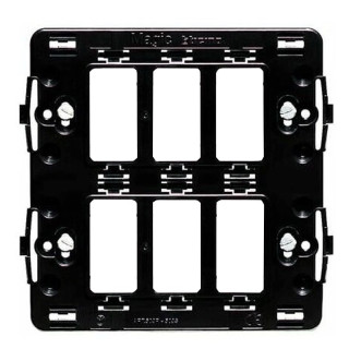 Soporte Bticino 3+3 para la serie Magic 506S