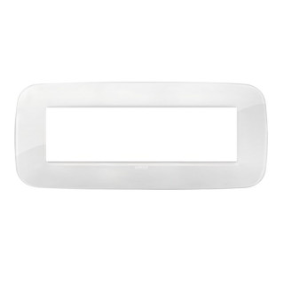 Placa Vimar Arke Ronda 7 Módulos Reflex hielo 19687.66