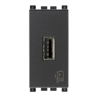 Power supply unit Vimar Arke USB 5V 1,5A 1 module dark grey 19292