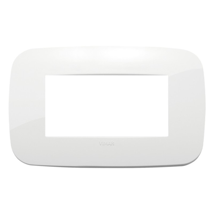Placca Vimar Arke Round 4 Moduli bianco 19684.84