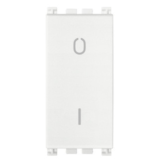 Vimar Arke 2P switch with illumination 16A white 19015.B