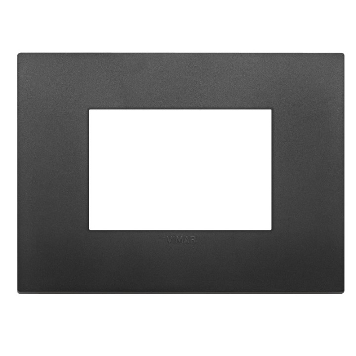 Plaque Vimar Arke 3 modules classic noir 19653.71