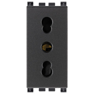 Vimar Arke 2P+E 10/16A socket Grey