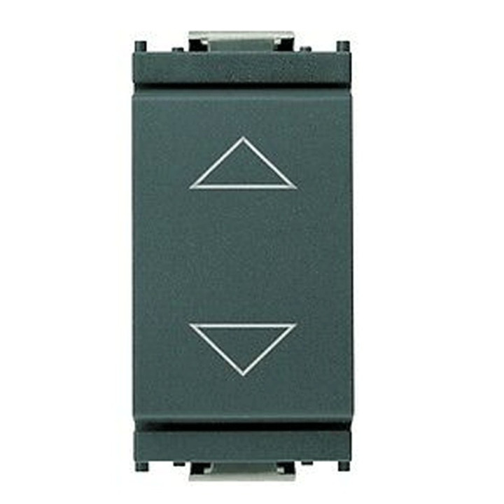 Double push-button Vimar Idea with switch 10A with arrows anthracite 16150