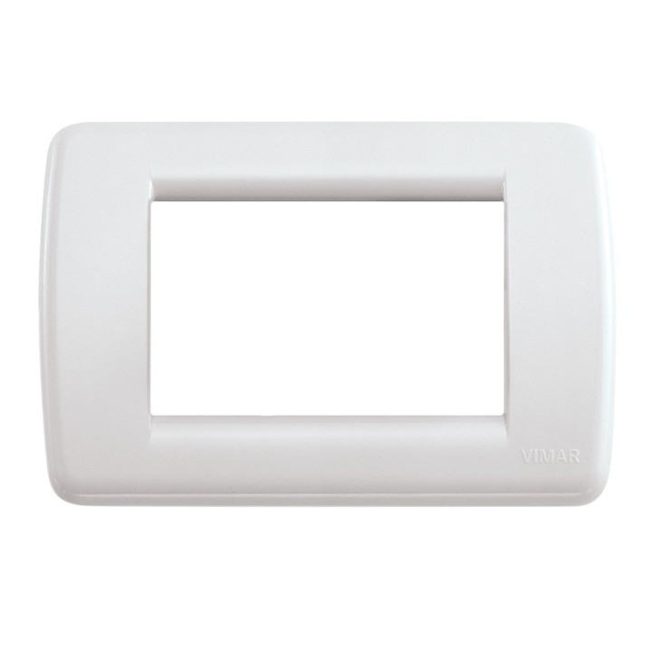 Vimar Idea Rondò plate 3 modules white idea 16763.04