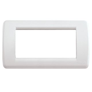 Vimar Idea plaque Rondò 4 modules blanc Idea 16764.04