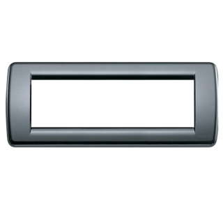 Vimar Idea Rondò plate 6 modules graphite grey 16766.15
