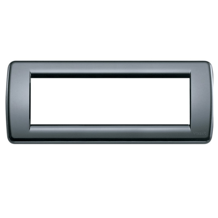 Vimar Idea Rondò plate 6 modules graphite grey 16766.15