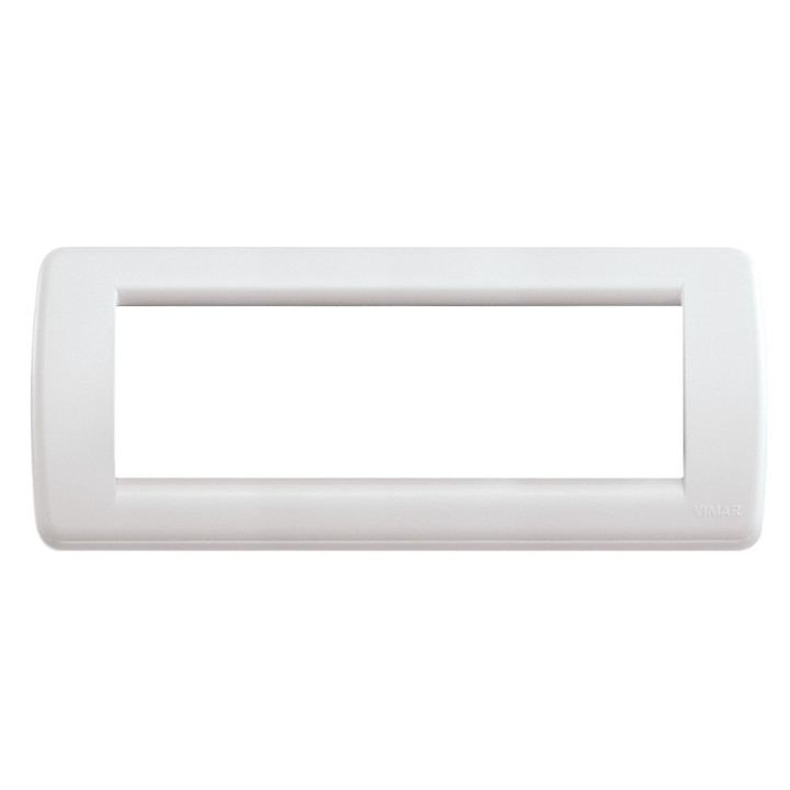Vimar Idea Rondò plate 6 modules bright white 16766.04
