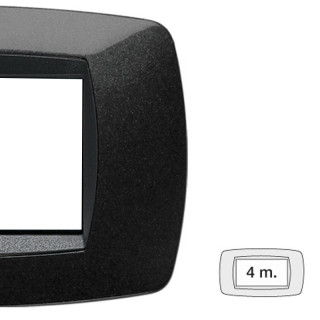 Master Modo plaque 4 modules noir 39TC204