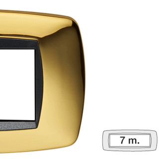 Placa Master Modo 7 módulos oro brillante 39TC217