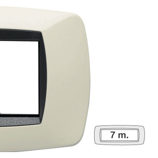 Master Modo plaque 7 modules ivoire 39TC287