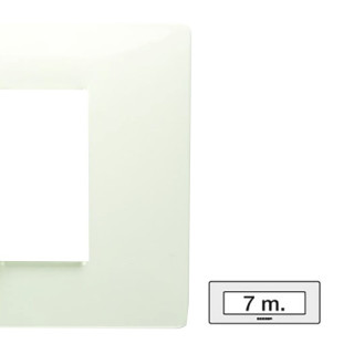 Master Mix plate 7 modules white 21MX107