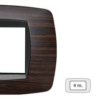 Placa Master Modo 4 módulos color wenge 39TC464