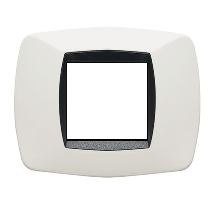 Plaque Master Modo 2 modules blanc 39TC102