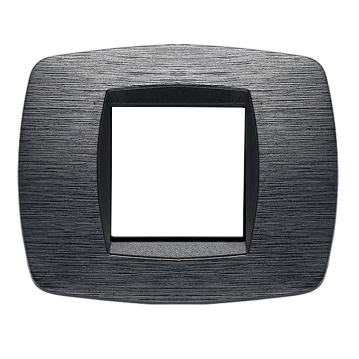 Plaque Master Modo 2 modules gris satiné 39TC512