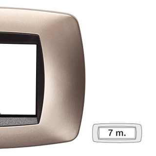 Placca Master Modo 7 Moduli Rame Opaco 39TC547