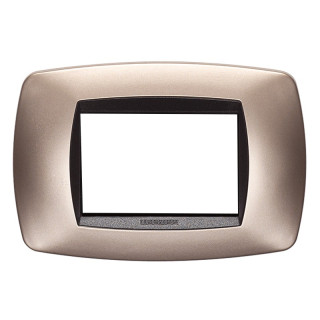 Placca Master Modo 3 Moduli Rame Opaco 39TC543