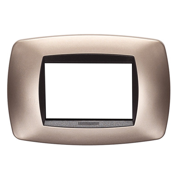 Plate Master Modo 3 Modules Cuivre Mat 39TC543