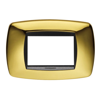 Placa Master Modo 3 módulos oro brillante 39TC213