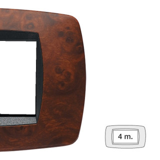 Placa Master Modo 4 módulos raíz de nogal 39TC434