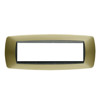 Master plate Modo 7 places Matt brass 39TC247