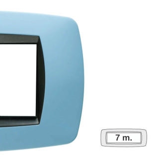 Master plate Modo 7 places Light blue soft 39TC727