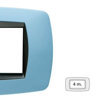 Plaque Master Modo 4 places bleu clair soft 39TC724