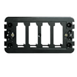 Soporte Vimar serie 8000 4 agujeros para caja rectangular 08532