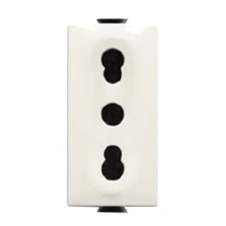 ABB CLEAR TWO-WAY SOCKET 10/16A 2CSK1103CH