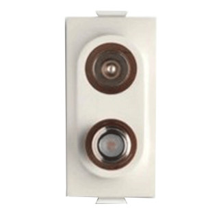 TV SOCKET ABB CLEAR COAX DEMIX DIRECT 2CSK1133CH