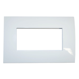 ABB CLEAR PLATE 4 MODULES WHITE 2CSK0401CH