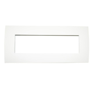 ABB CLEAR PLATE 7 MODULES WHITE 2CSK0701CH