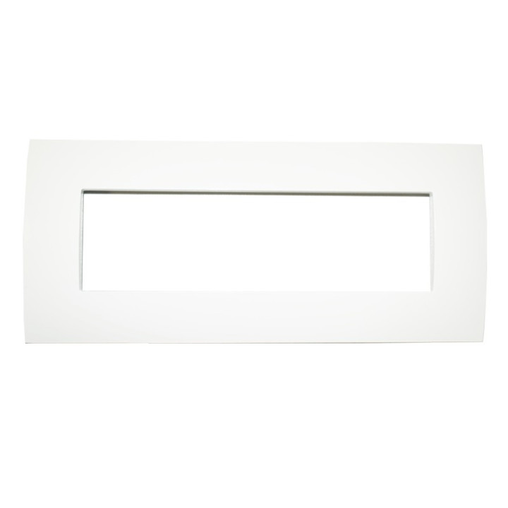 ABB CLEAR PLATE 7 MODULES WHITE 2CSK0701CH