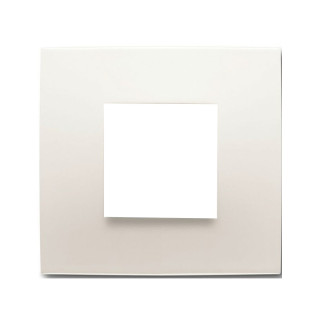 ABB CLEAR PLATE 2 MODULES WHITE 2CSK0201CH