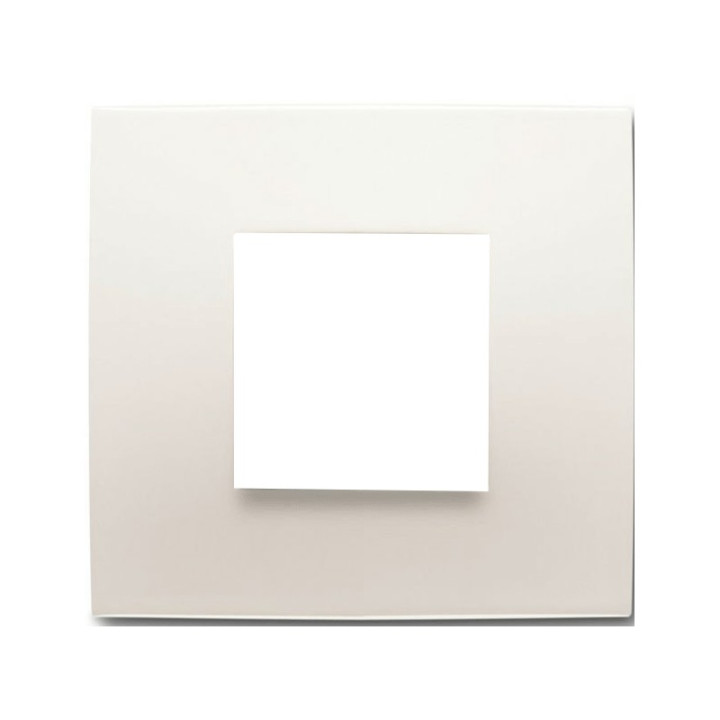 ABB PLACA TRANSPARENTE 2 MÓDULOS BLANCO 2CSK0201CH